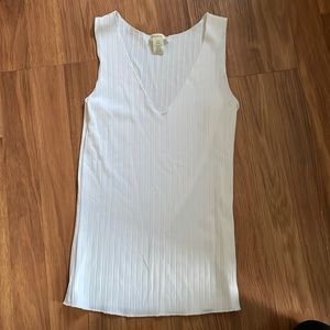 Bozzolo white tank top